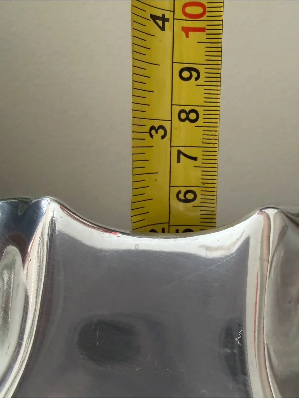 Vintage Wilton armetele fluted scallop shell serving bowl polished pewter style
